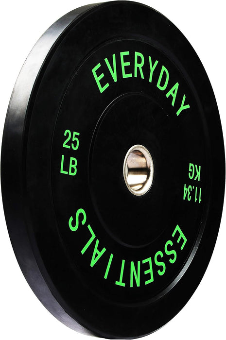 BalanceFrom Olympic Bumper Plate Weight Plate, 25 lbs Pair Black - new