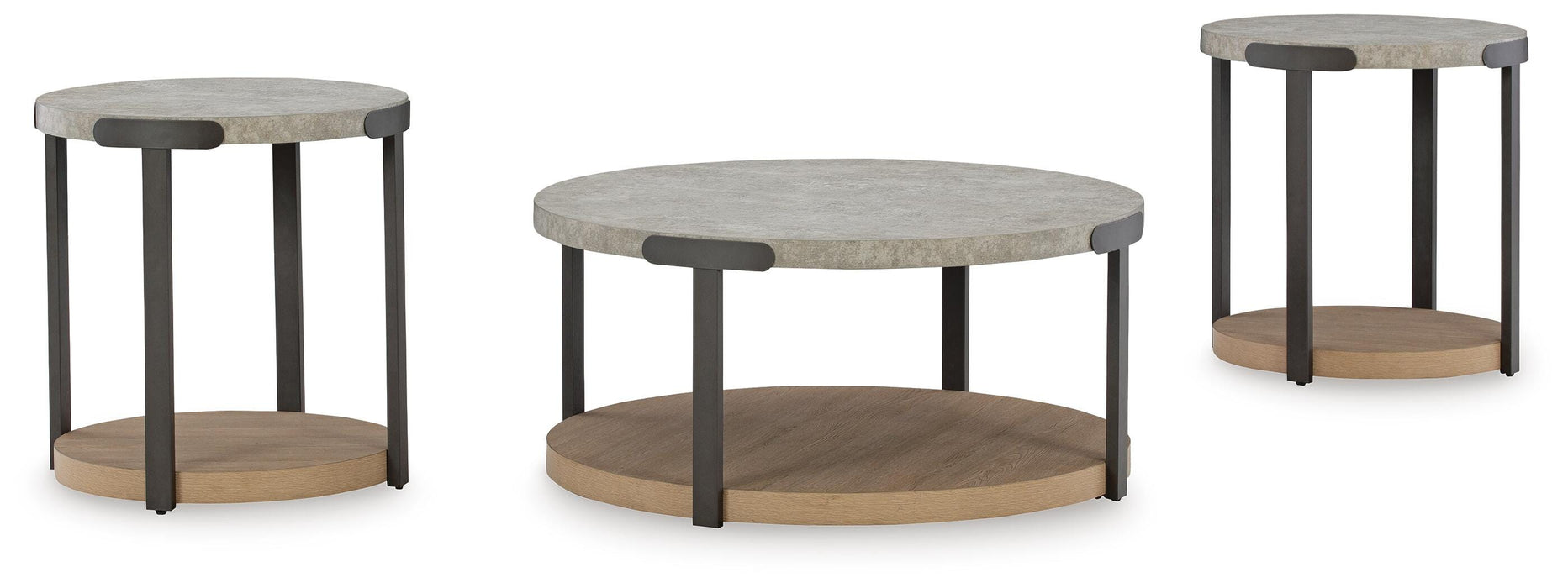 Darthurst Light Brown Occasional Table Set (3/CN)