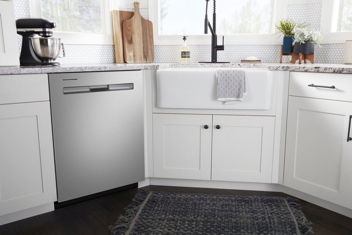 Maytag - Top Control Built-In Dishwasher with Stainless Steel Tub, Dual Power Filtration, 3rd Rack, 47dBA - Stainless Steel - display_model