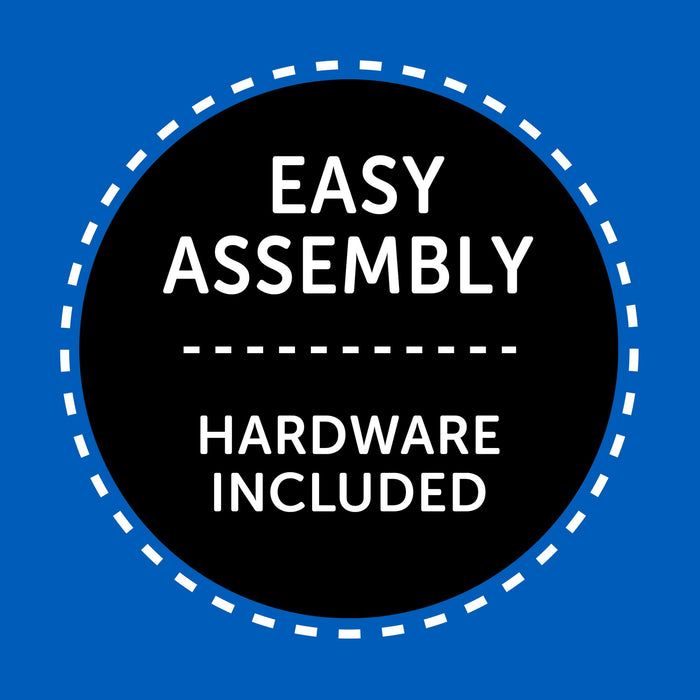 Your Zone kids Storage Bed with Bookcase Headboard, Twin, White Finish - open_box