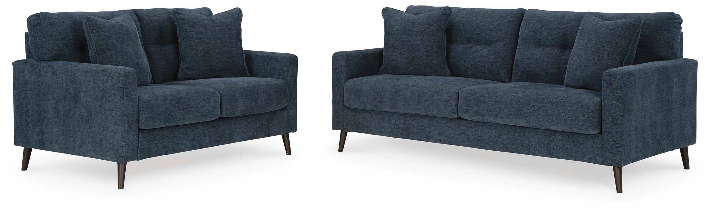 Bixler Navy Bixler Sofa and Loveseat