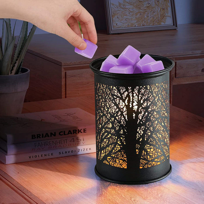 Ornix  Metal Wax Warmer, Electric Wax Melt Warmer for Scented Wax Fragrance Candle Oil Burner Melting Night Light for Gift Home Office Bedroom - new