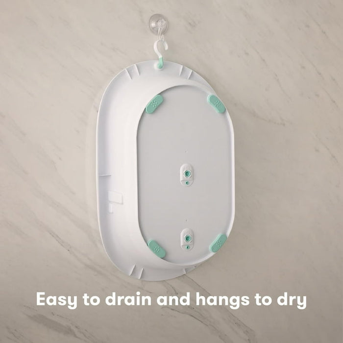 Frida Baby 4 in 1 Grow With Me Baby Bath Tub for Newborn to Toddler, White - new