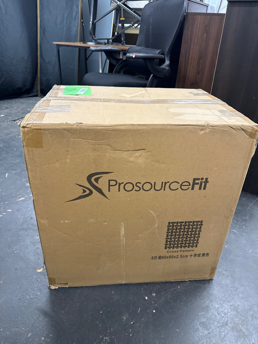 6 Pieces ProsourceFit Extra Thick Puzzle Exercise Mat ¾” and 1", EVA Foam Interlocking Tiles for Protective - new