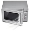 Breville - the Compact Wave Soft Close 0.9 Cu. Ft. Microwave - Brushed Stainless Steel - used_good