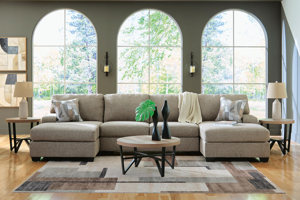 Newellen Hemp Newellen 3-Piece Sectional with Chaise