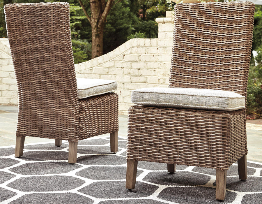 Beachcroft Beige Side Chair with Cushion (Priced Per Item, Must Order 2, 4, 6, or 8)