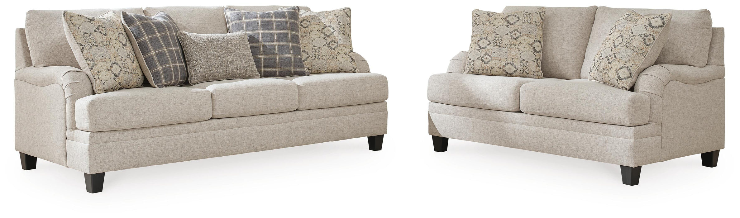 Bralynn Linen Bralynn Sofa and Loveseat