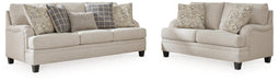 Bralynn Linen Bralynn Sofa and Loveseat