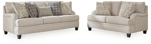 Bralynn Linen Bralynn Sofa and Loveseat