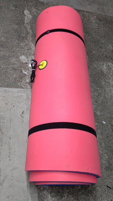 Member’s Mark Foam Floating Pad, 6' x 15' pink - open_box