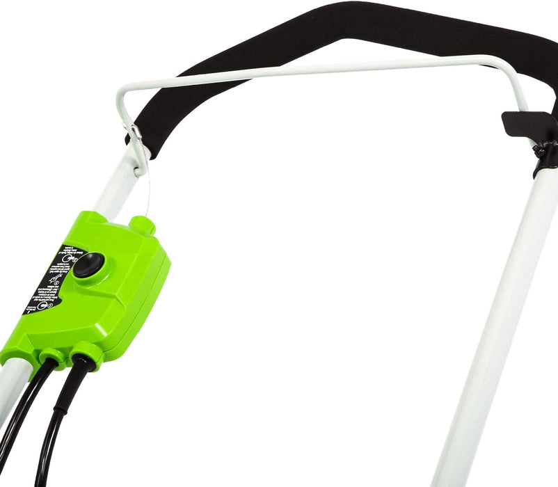 Greenworks 18" Corded Electric 12 Amp Push Lawn Mower 25012 - new