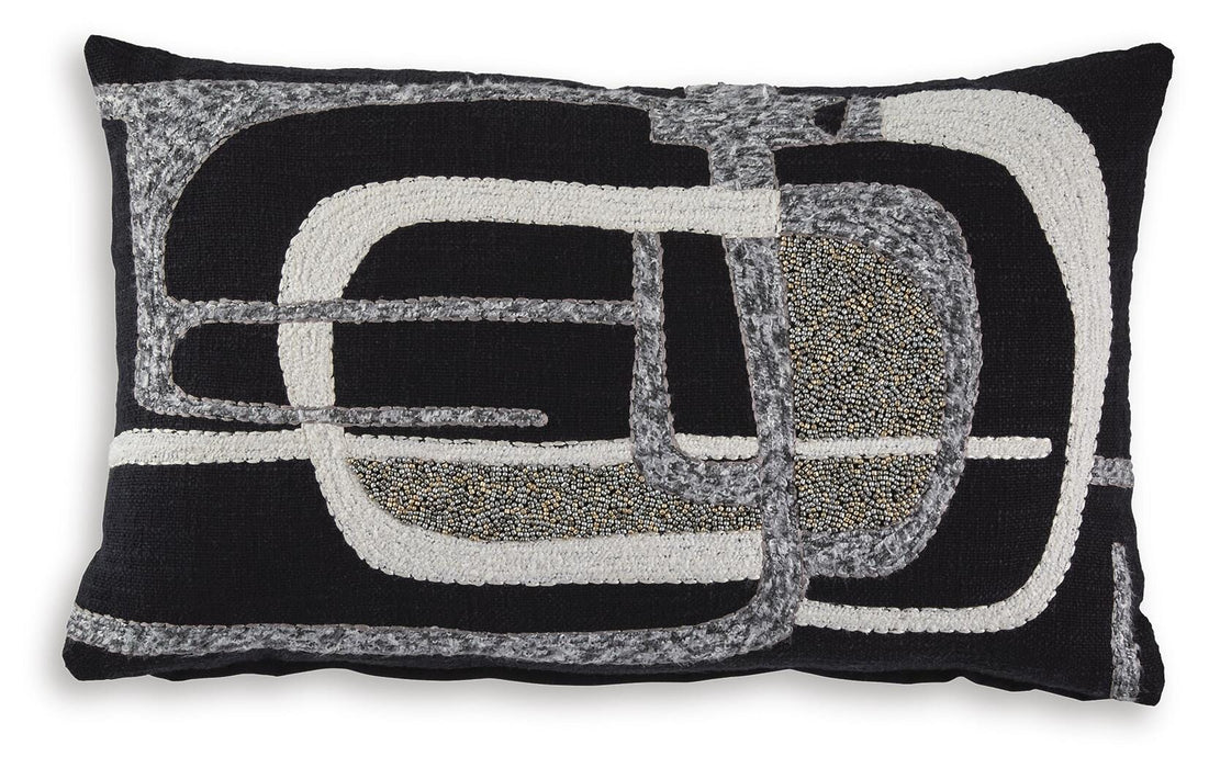 Gavrileigh Black/Gray/Ivory Pillow (4/CS)