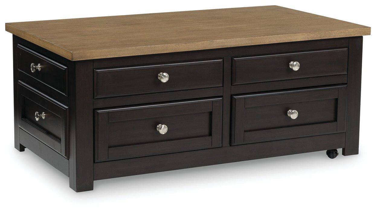 Drazmine Brown Lift Top Cocktail Table