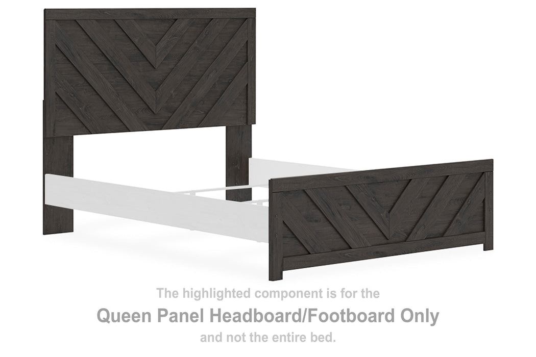 Prendonea Charcoal Queen Panel HDBD/FTBD
