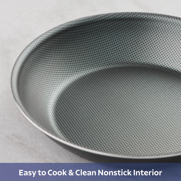 Tramontina Primaware 18 Piece Non-stick Cookware Set, Steel Gray - new