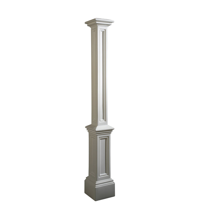 Mayne Signature Lamp Post - Decorative Post Only - Polyethylene - No Mount - White 5837W - new