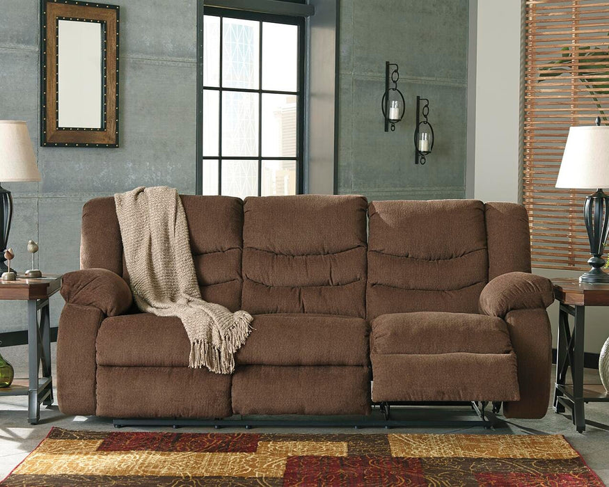 Tulen Chocolate Reclining Sofa