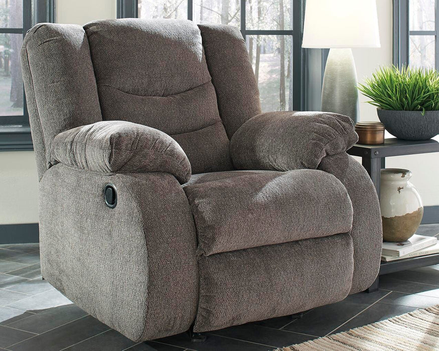 Tulen Gray Rocker Recliner