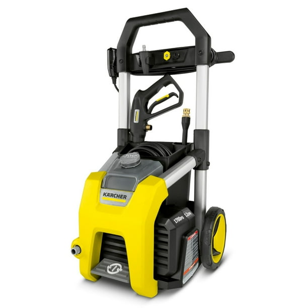 Karcher K1700, Max 2125 PSI, Electric Pressure Washer with Hose, Spray Gun, 3 Nozzles, 1.2 GPM - used_good