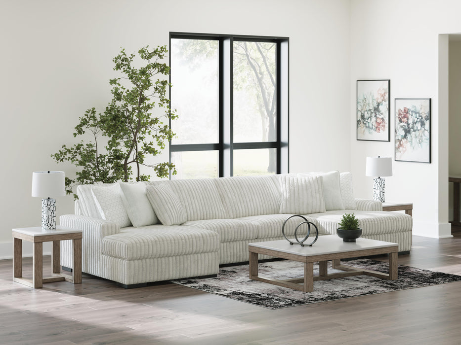 Stupendous Alloy Stupendous 4-Piece Sectional with Double Chaise
