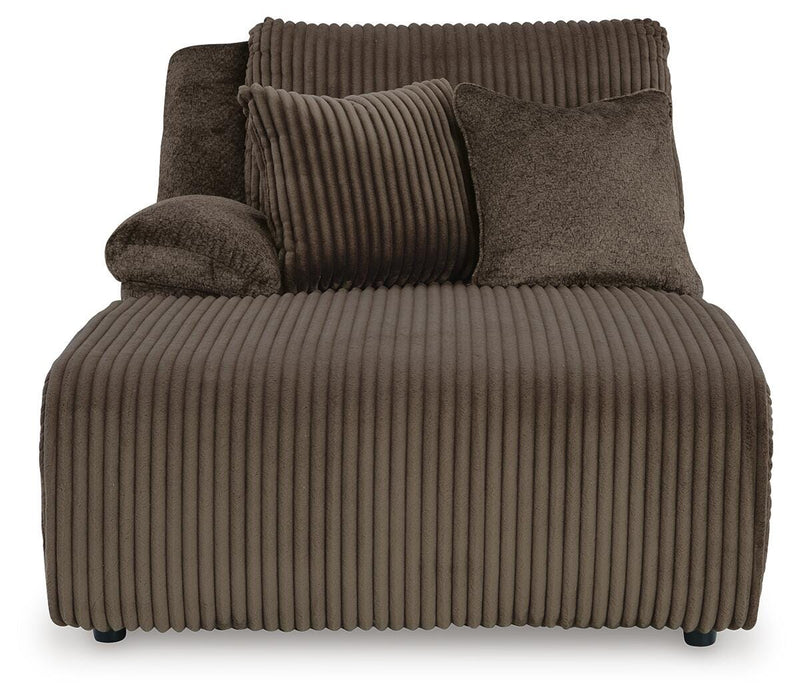 Top Tier Chocolate Top Tier 3-Piece Reclining Sofa Chaise Sectional