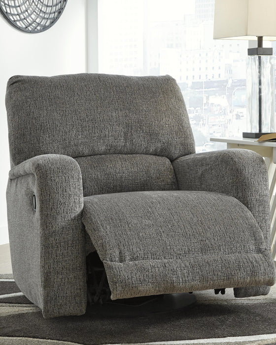 Wittlich Slate Swivel Glider Recliner