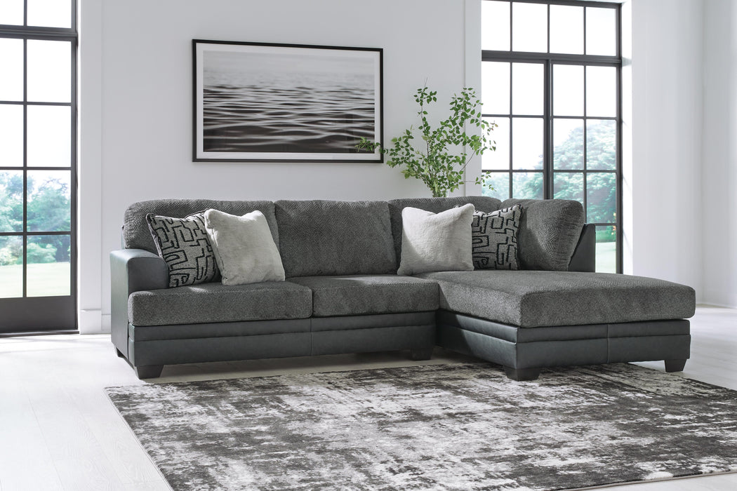 Brixley Pier Graphite Brixley Pier 2-Piece Sectional with Chaise