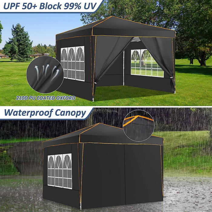 COBIZI 10x10 Pop Up Outdoor Waterproof Commercial Canopy - new