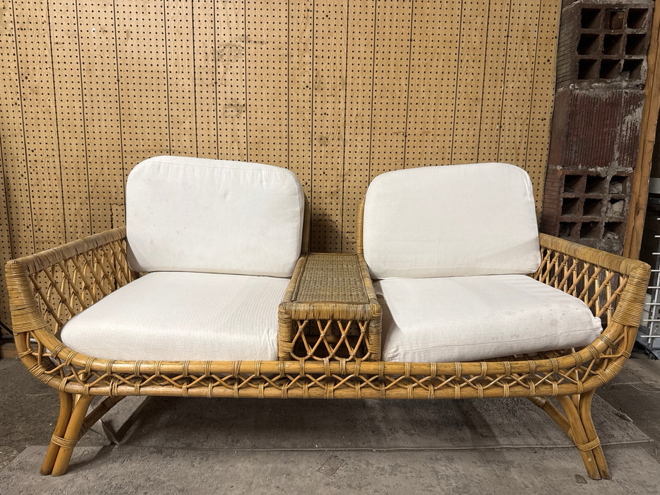 bali & pari Pakis Boho Sofa, Natural - use_like_new
