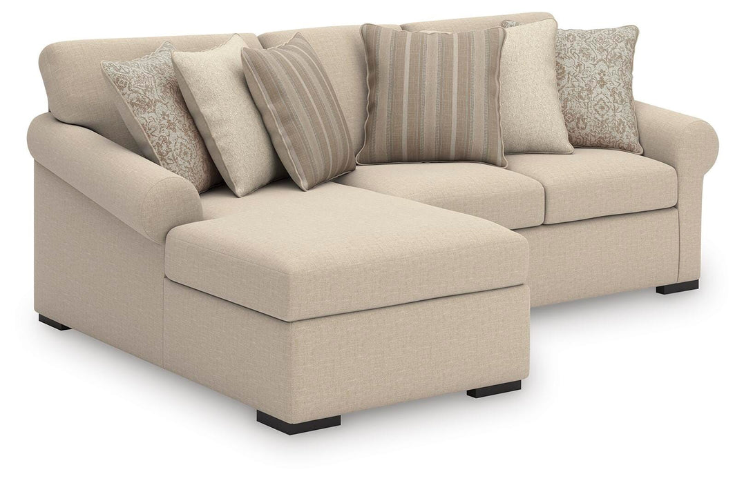 LadyMae Twill LadyMae 2-Piece Sectional with Chaise
