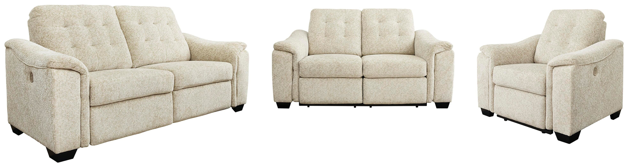 Beaconfield Sandstone Beaconfield Sofa, Loveseat and Recliner
