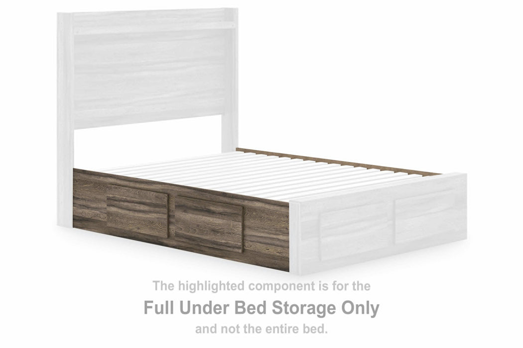 Baystorm Brown Full Under Bed Storage