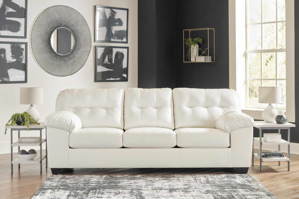 Donlen White Sofa