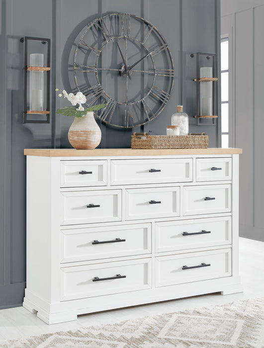 Ashbryn White/Natural Bedroom Furniture Pieces