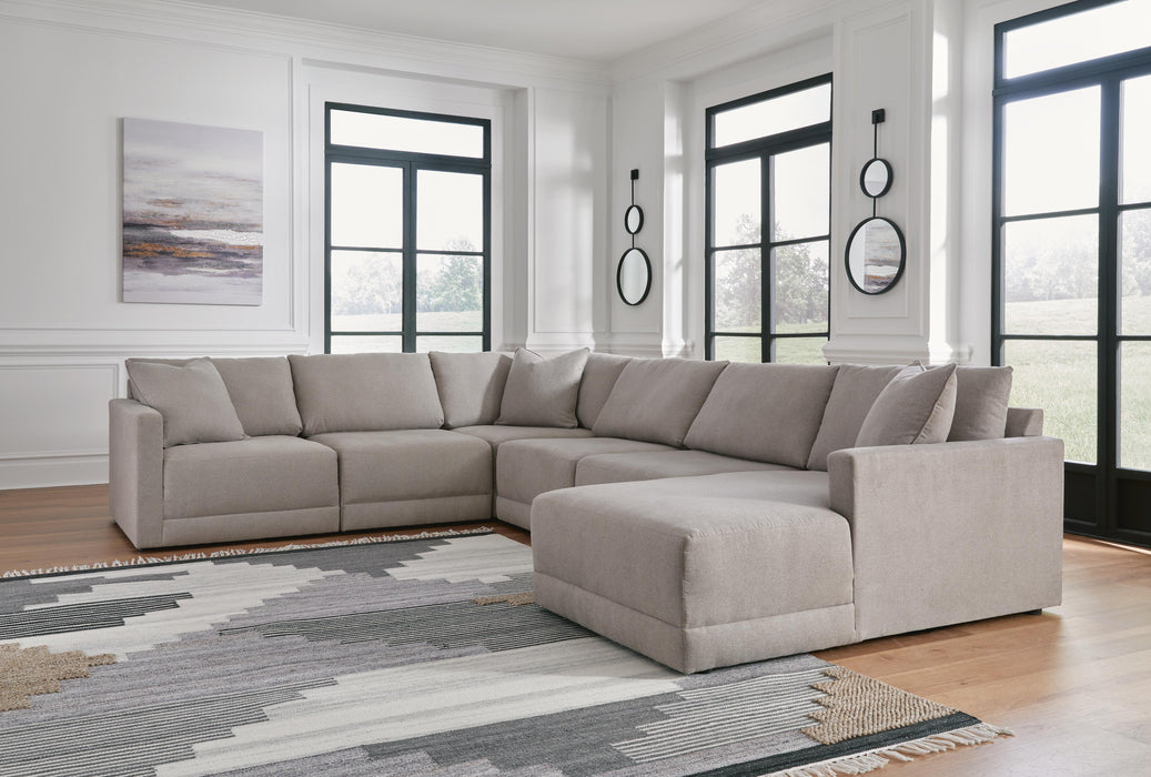 Katany Shadow Katany 6-Piece Sectional with Chaise