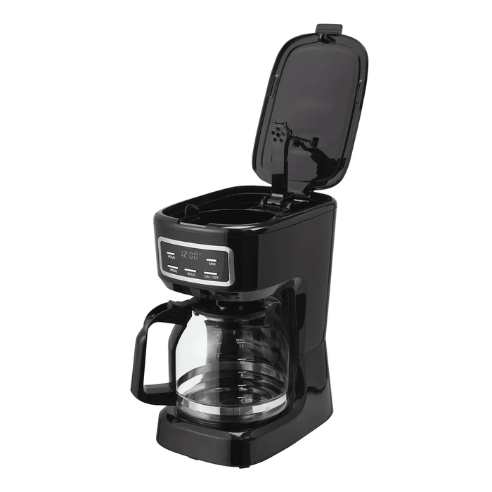 Mainstays CM1449-UL Black 12-Cup Programmable Drip Coffee Maker - new