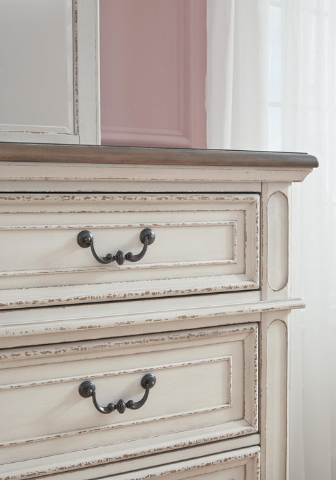 Realyn Two-tone Realyn Dresser and Mirror - Brand New