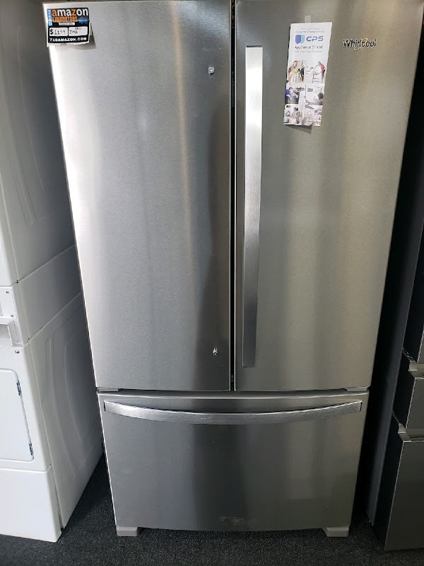 Whirlpool - 25.2 Cu. Ft. French Door Refrigerator with Internal Water Dispenser - Stainless Steel - display_model