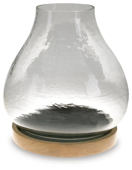 Adalisen Clear/Brown Candle Holder