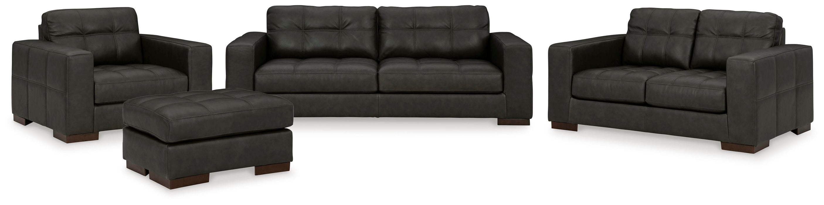 Luigi Thunder Luigi Sofa, Loveseat, Chair and Ottoman