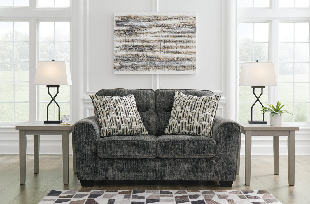 Lonoke Gunmetal Loveseat