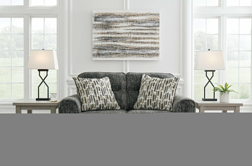 Lonoke Gunmetal Loveseat