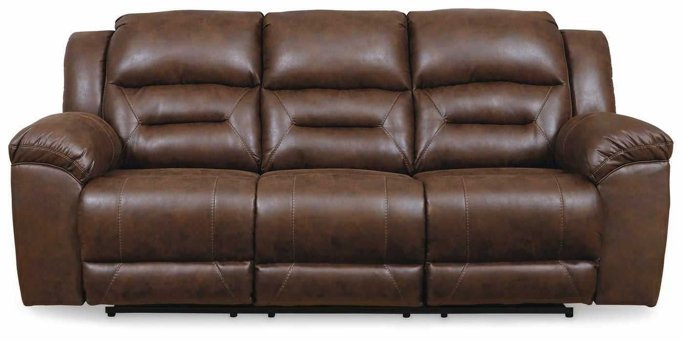 Stoneland Chocolate Reclining Power Sofa