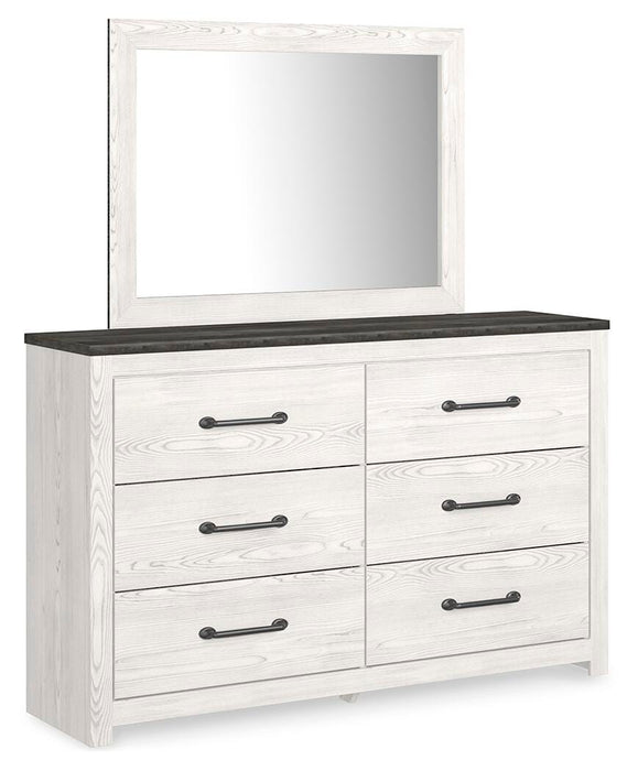 Gerridan White/Gray Gerridan Dresser and Mirror