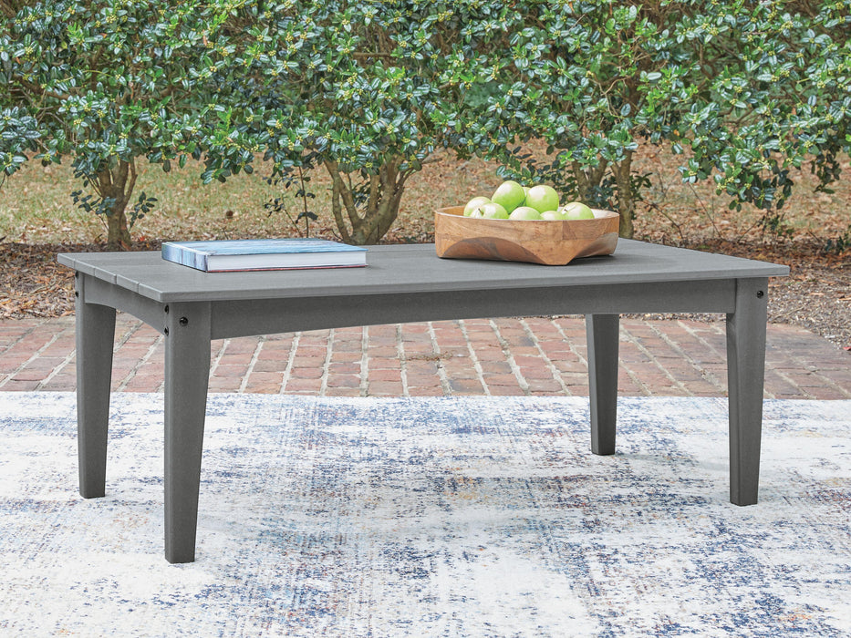 Lone View Bay Gray Rectangular Cocktail Table