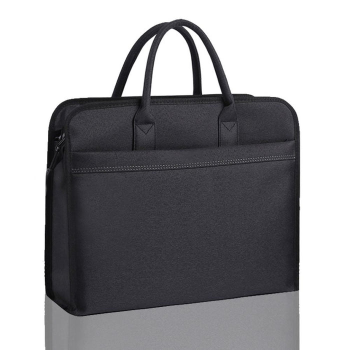 18 Inch Laptop Bag Laptop Briefcase Fits up to 17.3 Inch Laptop Expandable Waterproof Shoulder Bag Computer Bag with RFID Pockets for Travel / Business / School / Men / Women Black Multi-Way