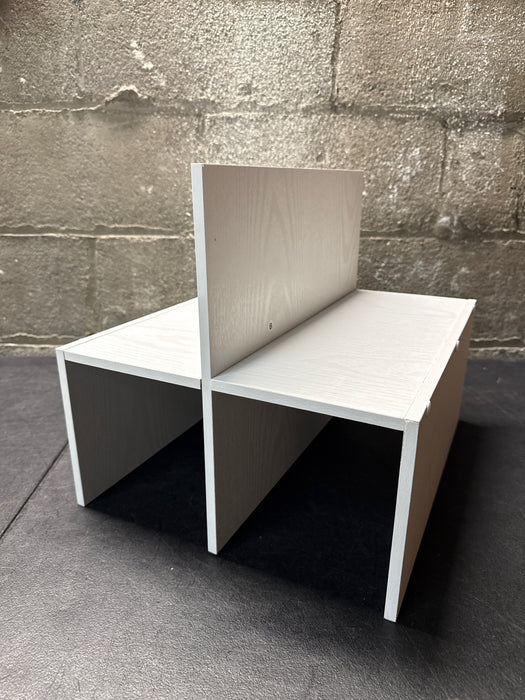 Better Homes & Gardens Quad Shelf Insert for Cube Organizers, White Texture - new