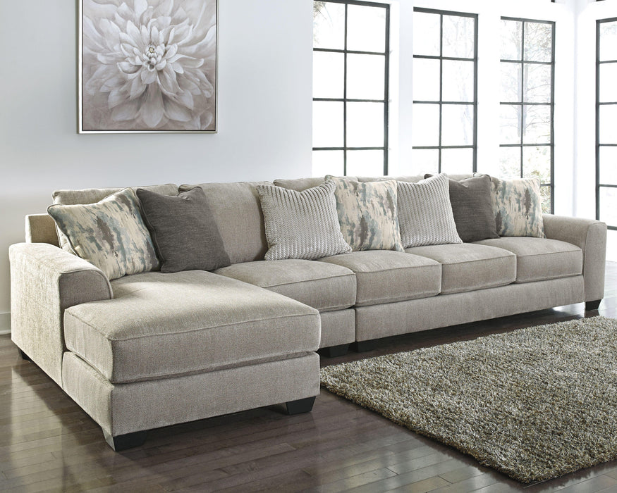 Ardsley Pewter Ardsley 3-Piece Sectional with Chaise