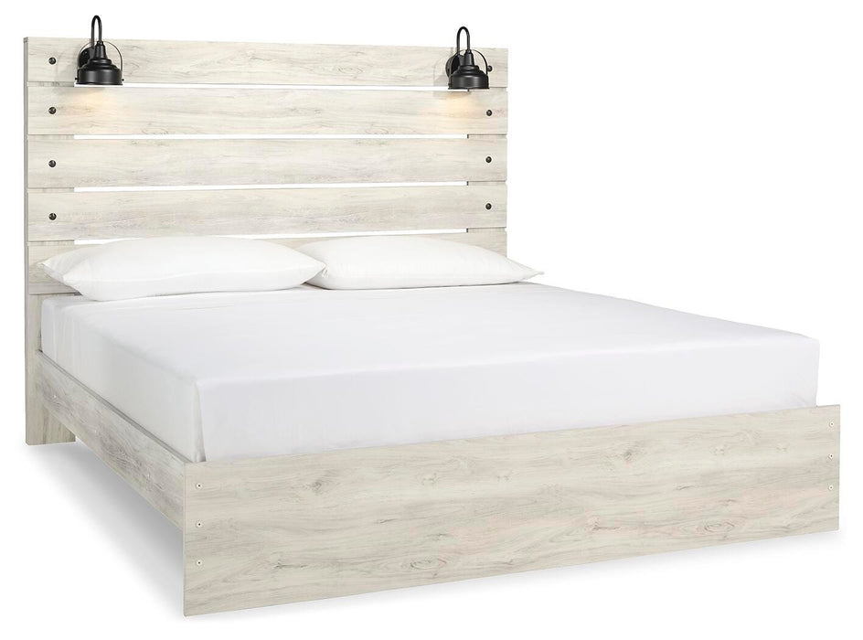 Cambeck Whitewash Cambeck King Panel Bed